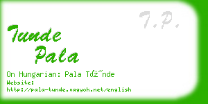 tunde pala business card